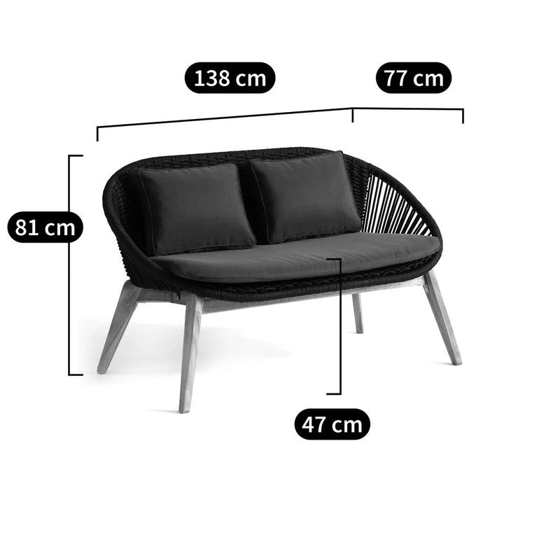 Outdoor Oversized Lounge Loveseat