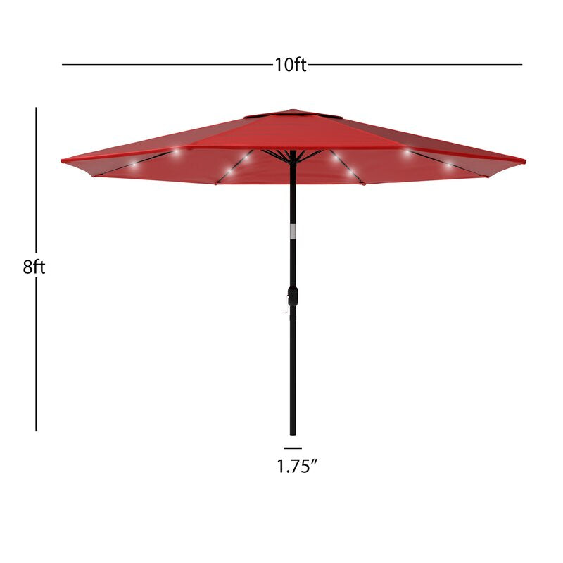 120'' Lighted Market Umbrella