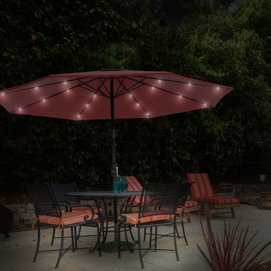 120'' Lighted Market Umbrella
