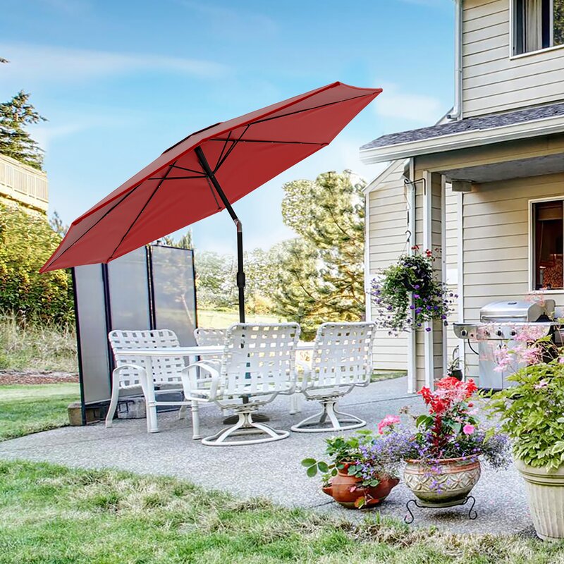 120'' Lighted Market Umbrella