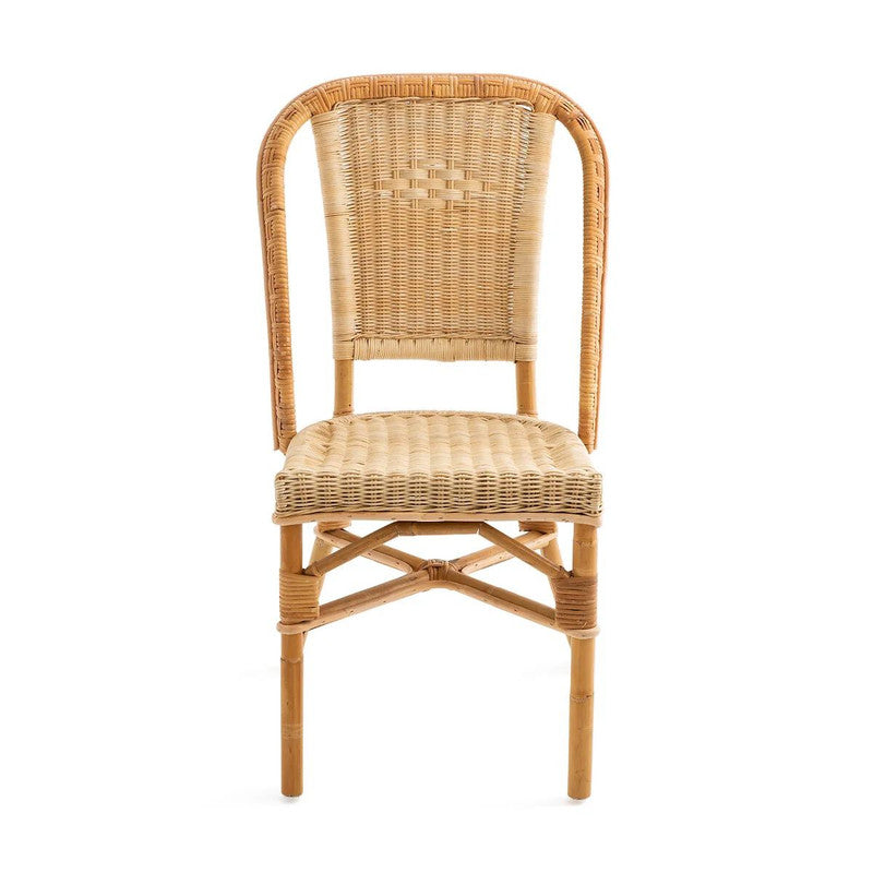 Oak Garden Backless Chair