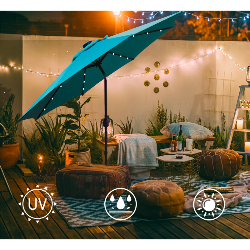 108'' Lighted Market Umbrella