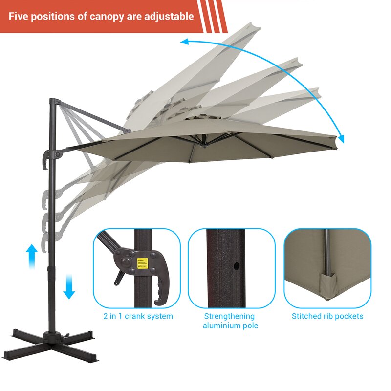 120'' Cantilever Umbrella