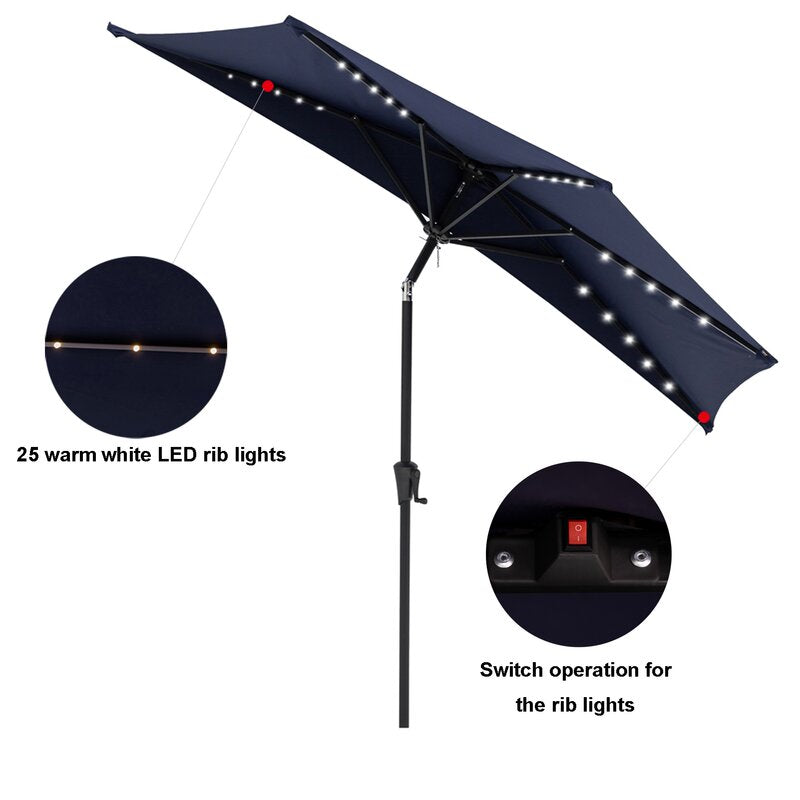 108'' Lighted Market Umbrella