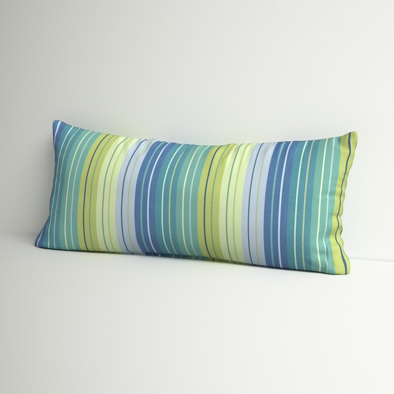Striped Indoor/Outdoor Throw Pillow