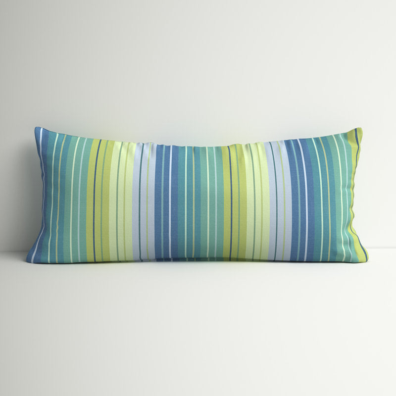 Striped Indoor/Outdoor Throw Pillow