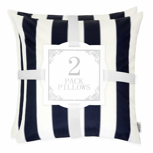 Striped Indoor/Outdoor Throw Pillow (Set of 2)