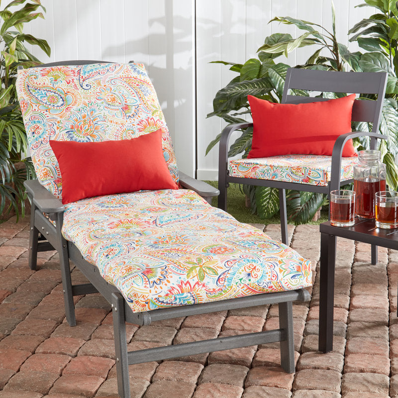 Outdoor 2.5'' Dining Chair Seat Cushion (Set of 2)
