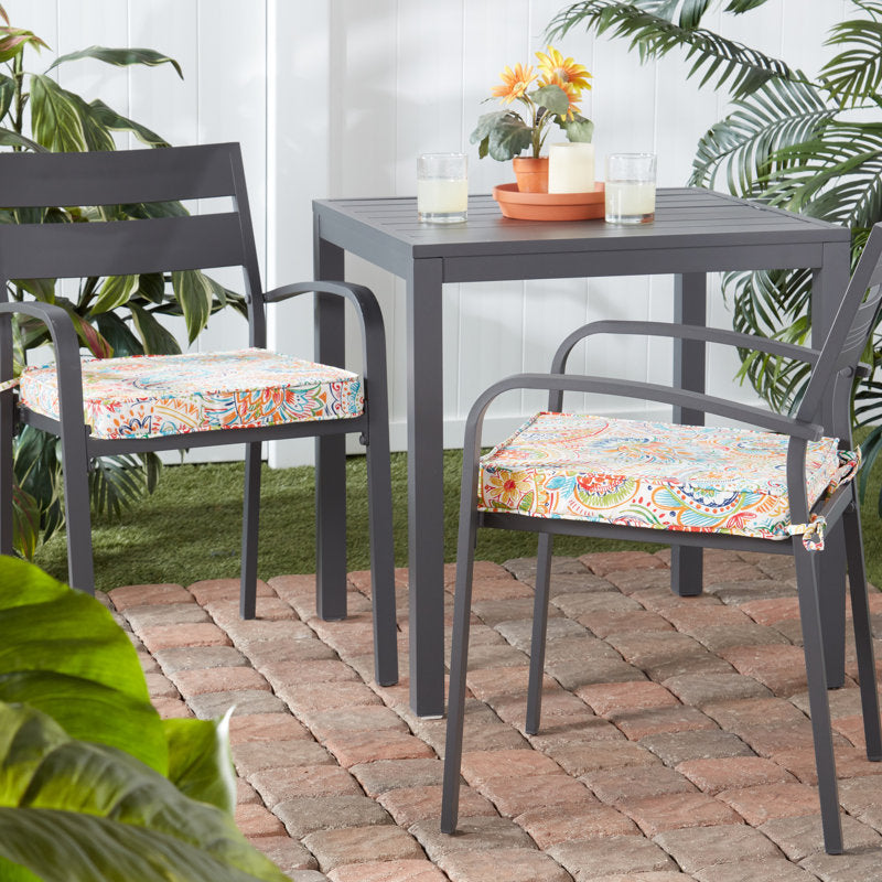 Outdoor 2.5'' Dining Chair Seat Cushion (Set of 2)