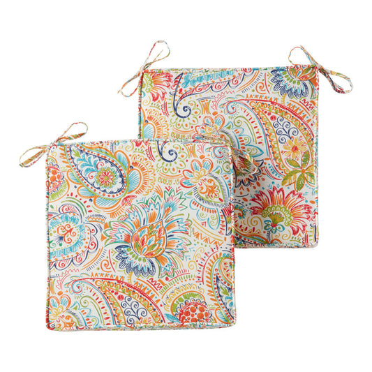 Outdoor 2.5'' Dining Chair Seat Cushion (Set of 2)