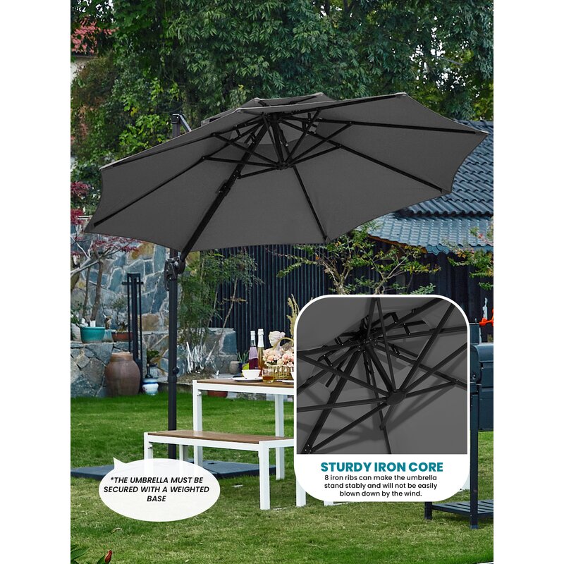 120'' Cantilever Umbrella