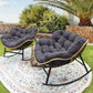 RADIATA Outdoor Indoor Papasan Rocking Chair Oversized Wicker Royal Rocking Chair