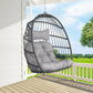 RADIATA Wicker Swing Egg Chair Without Stand Indoor Outdoor Folding Hanging Egg Chair 350 lbs