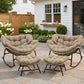 RADIATA Outdoor Indoor Papasan Rocking Chair Oversized Wicker Royal Rocking Chair
