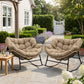 RADIATA Outdoor Indoor Papasan Rocking Chair Oversized Wicker Royal Rocking Chair