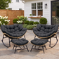RADIATA Outdoor Indoor Papasan Rocking Chair Oversized Wicker Royal Rocking Chair
