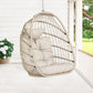 RADIATA Wicker Swing Egg Chair Without Stand Indoor Outdoor Folding Hanging Egg Chair 350 lbs