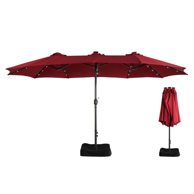 181.1'' Lighted Market Umbrella
