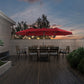 181.1'' Lighted Market Umbrella