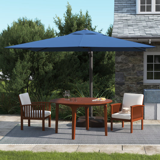 120'' Square Cantilever Sunbrella Umbrella
