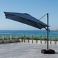 120'' Square Cantilever Sunbrella Umbrella
