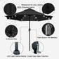 108'' Lighted Market Umbrella