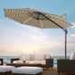 120'' Lighted Cantilever Umbrella