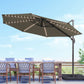 120'' Lighted Cantilever Umbrella