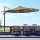 120'' Lighted Cantilever Umbrella