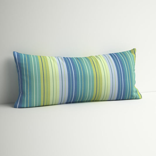 Striped Indoor/Outdoor Throw Pillow