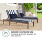 Outdoor 3.5'' Chaise Lounge Cushion