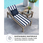 Outdoor 3.5'' Chaise Lounge Cushion