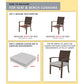 Outdoor 4'' Dining Chair Seat Cushion (Set of 2)
